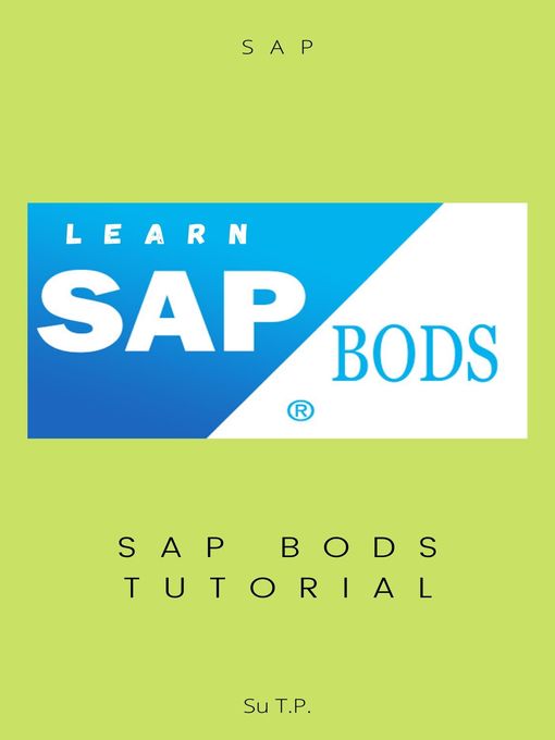 Title details for Learn SAP BODS by Su TP - Wait list